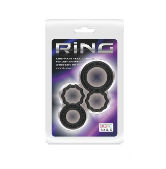 BAILE - Male Delay Ejaculation Silicone Penis Ring BAILE - Male Delay Ejaculation Silicone Penis Ring